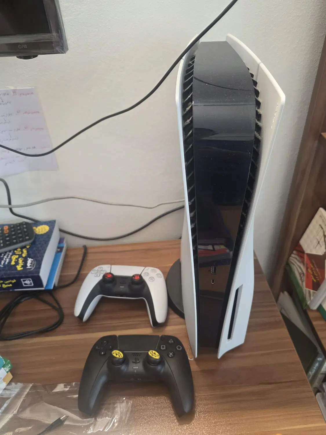 ps5 fat disk+ 2 controller+ 3 game|کنسول، بازی ویدئویی و آنلاین|نوشهر, |دیوار