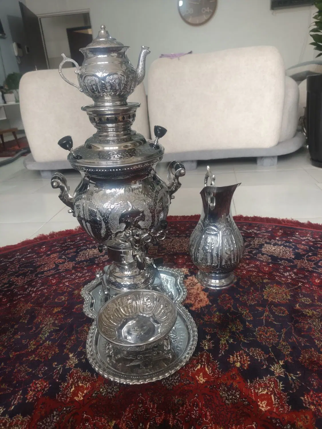 سماور|سماور، چایساز، قهوهساز|قیامدشت - خاورشهر, |دیوار