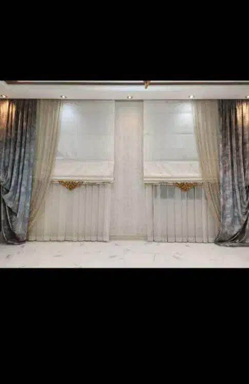 پرده نو|پرده، رانر، رومیزی|قم, شهرک فاطمیه|دیوار