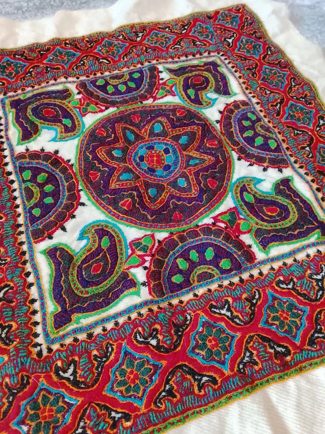 پته|فرش|کرمان, |دیوار