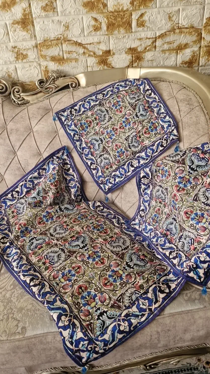 رومیزی قفس طلایی|پرده، رانر، رومیزی|خمینی‌شهر, |دیوار