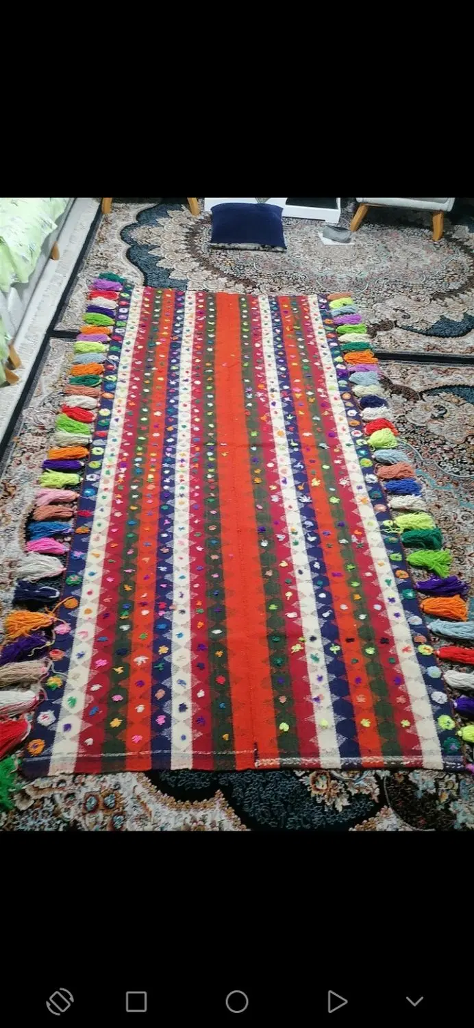 جاجیم (گلیم)|گلیم، جاجیم، گبه|شیراز, درکی|دیوار