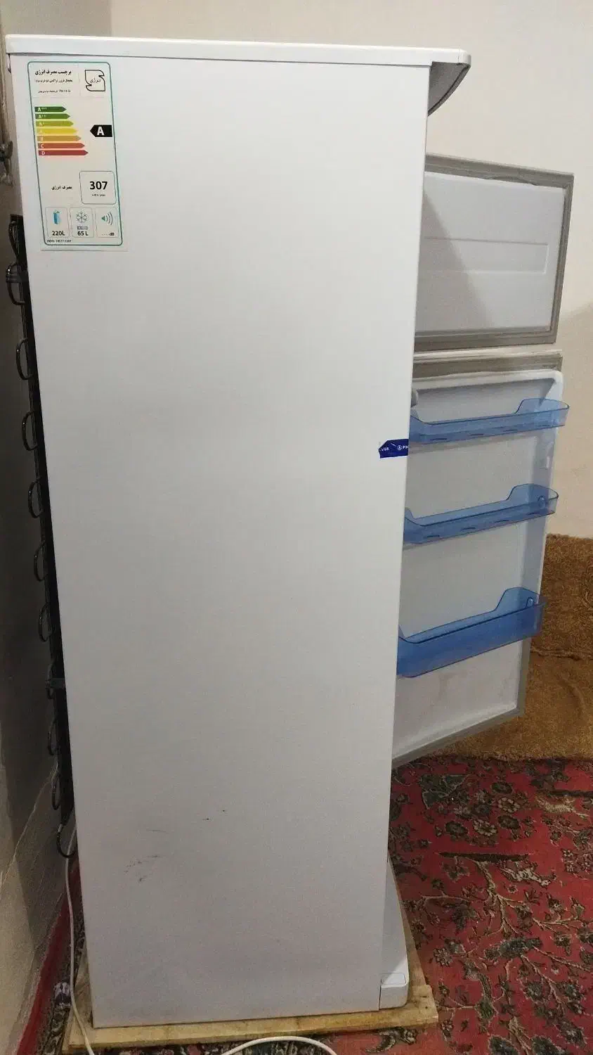 یخچال|یخچال و فریزر|ارد, |دیوار