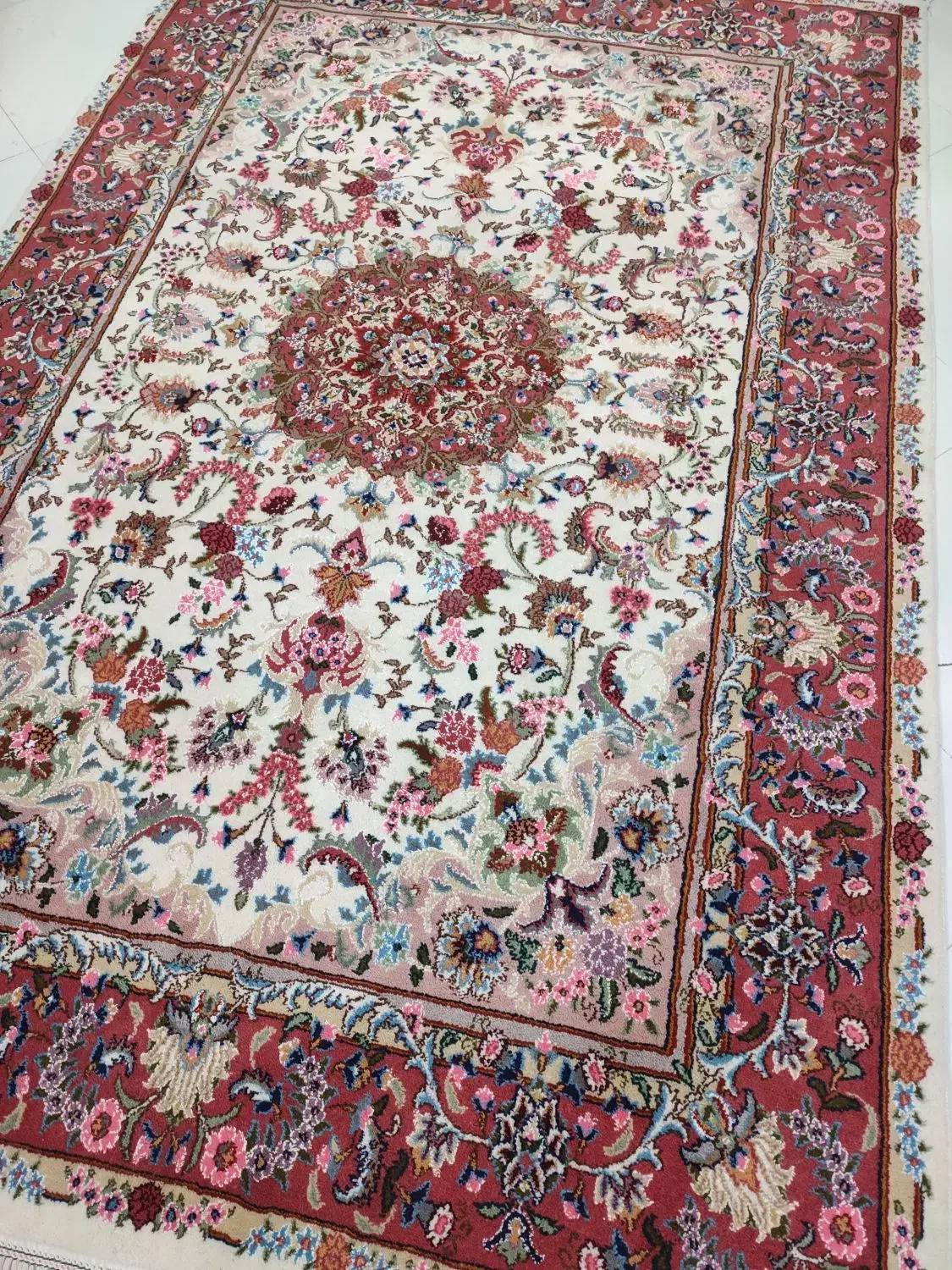 6متری دستباف نقشه علیا کاشمر|فرش|کاشمر, |دیوار