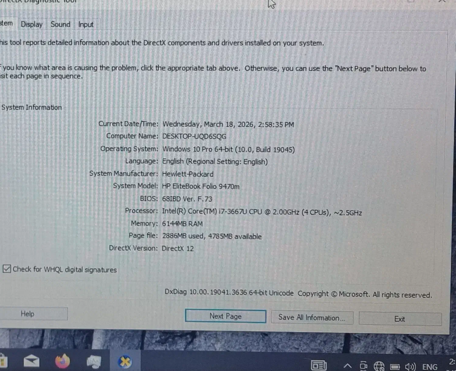 لبتاپ اچ پی hp elitebook folio 9470m|رایانه همراه|تبریز, |دیوار