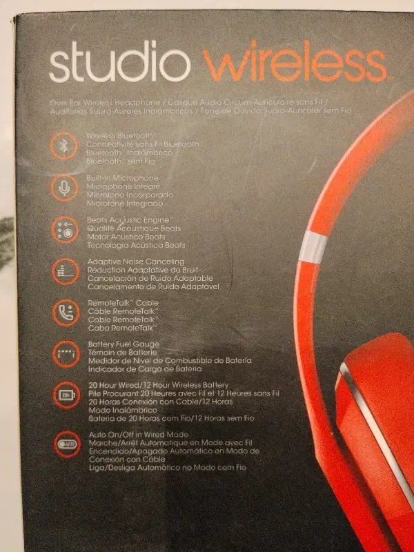 هدفون beats studiow wireless|پخشکننده همراه|مشهد, کوثر|دیوار