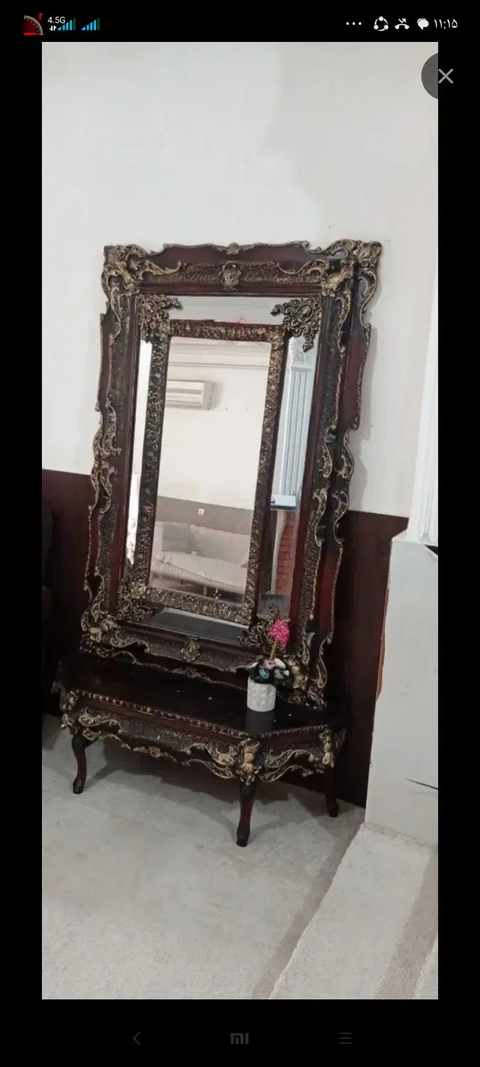آینه و کنسول|بوفه، ویترین، کنسول|دوگنبدان, |دیوار