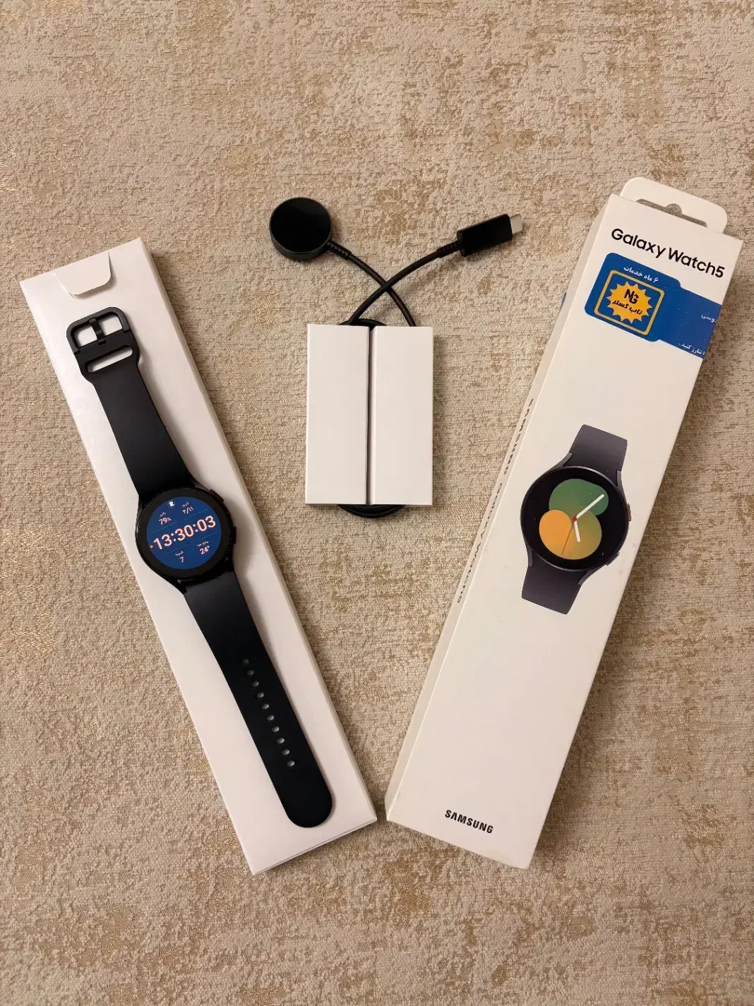 گلکسی واچ سامسونگ سری ۵ استاندارد 40mm|ساعت|ساوه, |دیوار