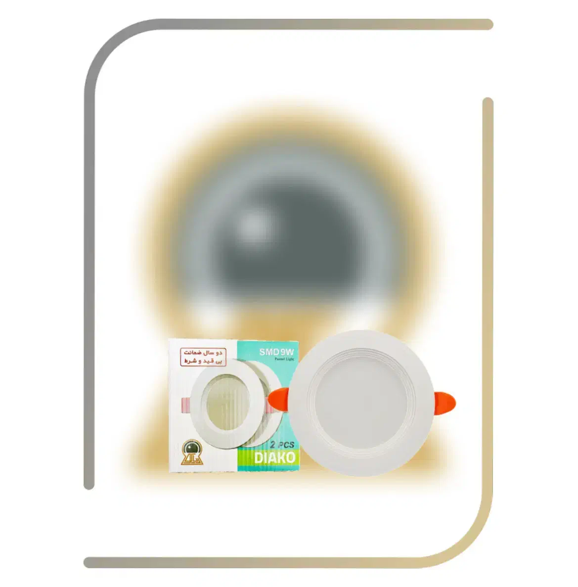 پنل بک لایت دیاکو مدل اورانوس ۷ و ۱۰ وات|لامپ و چراغ|نیشابور, فردوسی جنوبی|دیوار