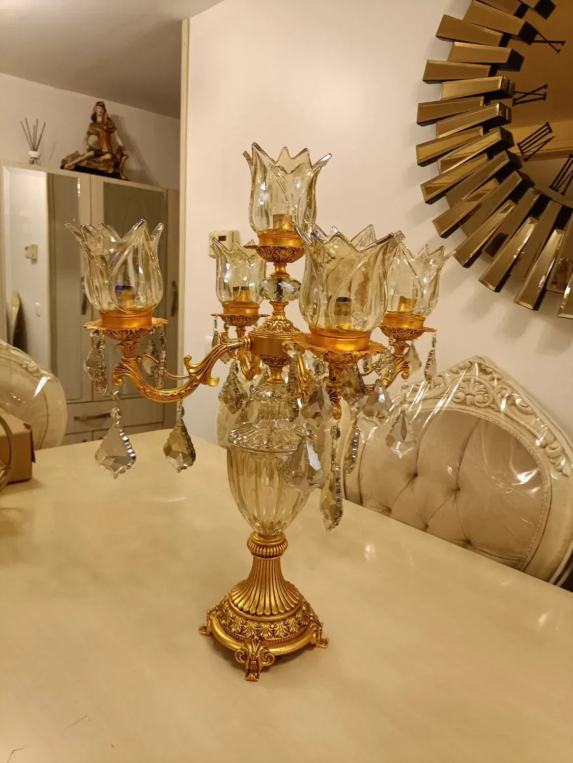 شمعدان|لوستر و چراغ آویز|تهران, سوهانک|دیوار