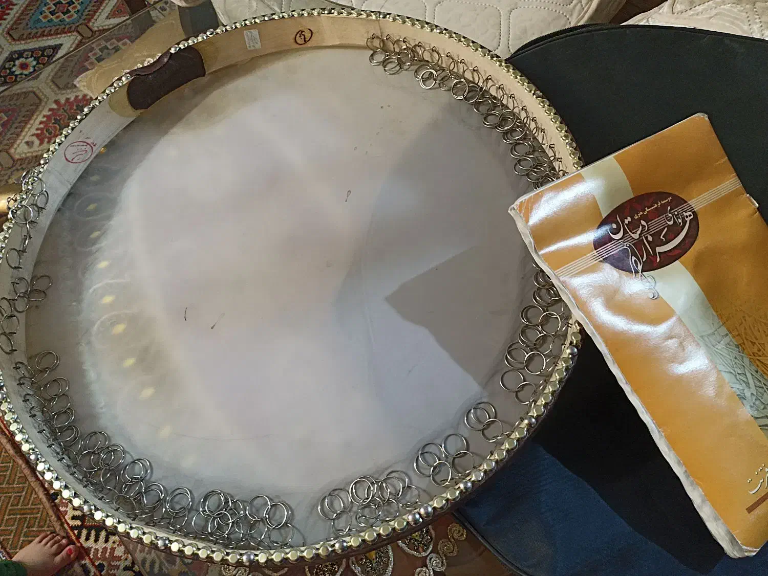 دف حبیبی|سازهای سنتی|فلاورجان, |دیوار