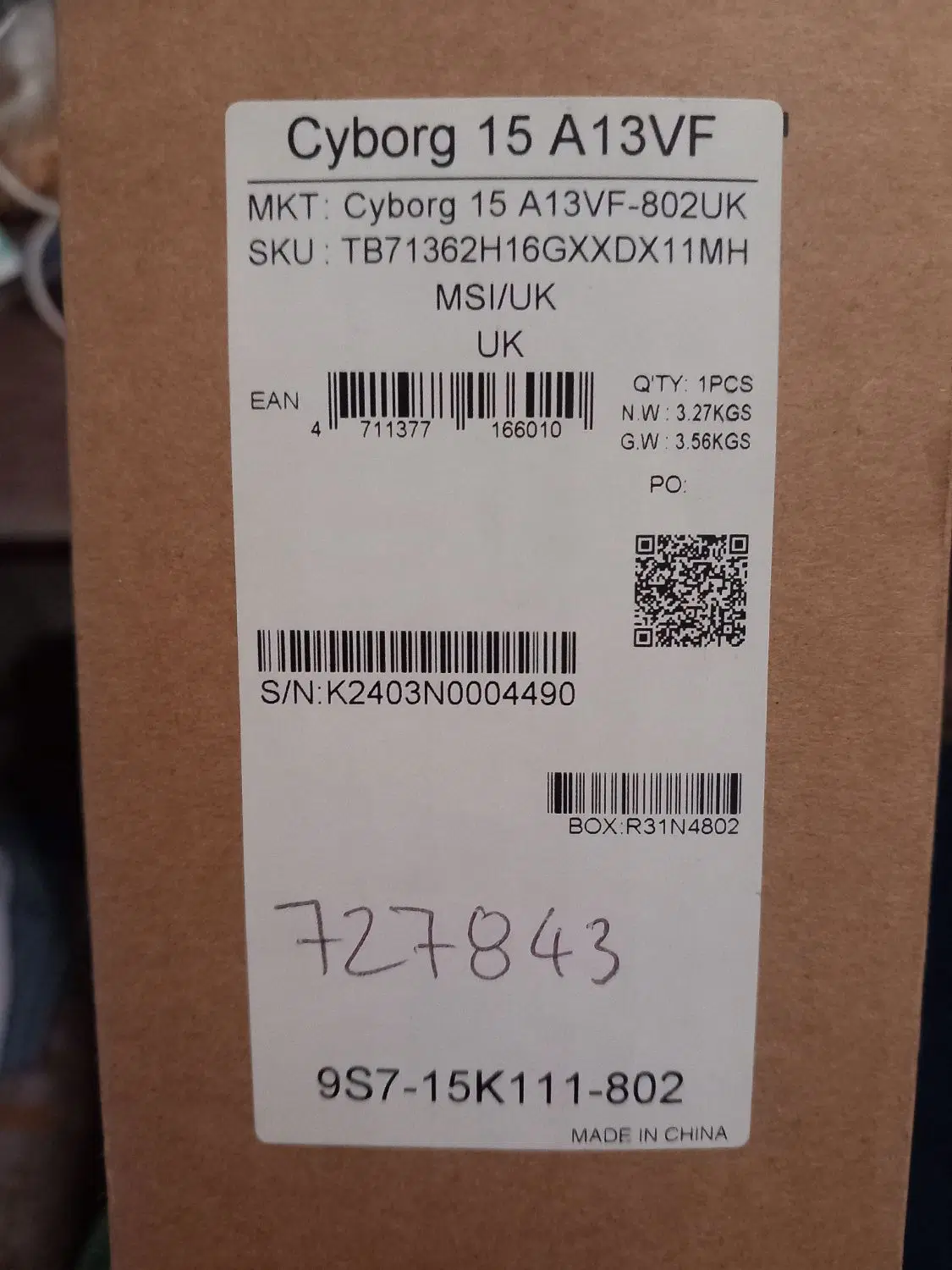 msi cyborg 15 a13vf|رایانه همراه|شیراز, سجادیه|دیوار
