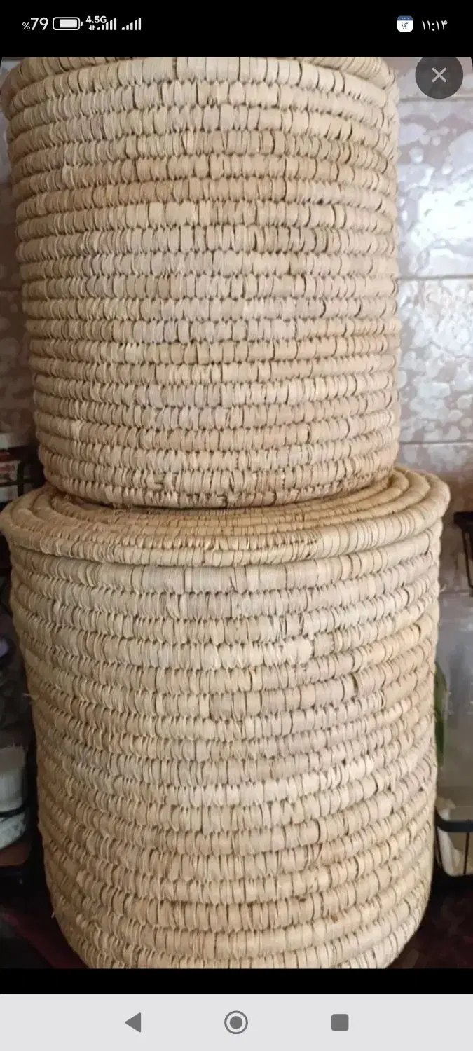 سطل حصیری|ظروف نگهدارنده، پلاستیکی، یک‌بارمصرف|ایذه, |دیوار