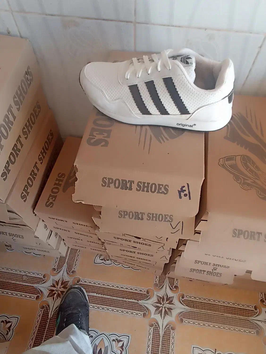 کفش نو|کیف، کفش، کمربند|کاشمر, |دیوار