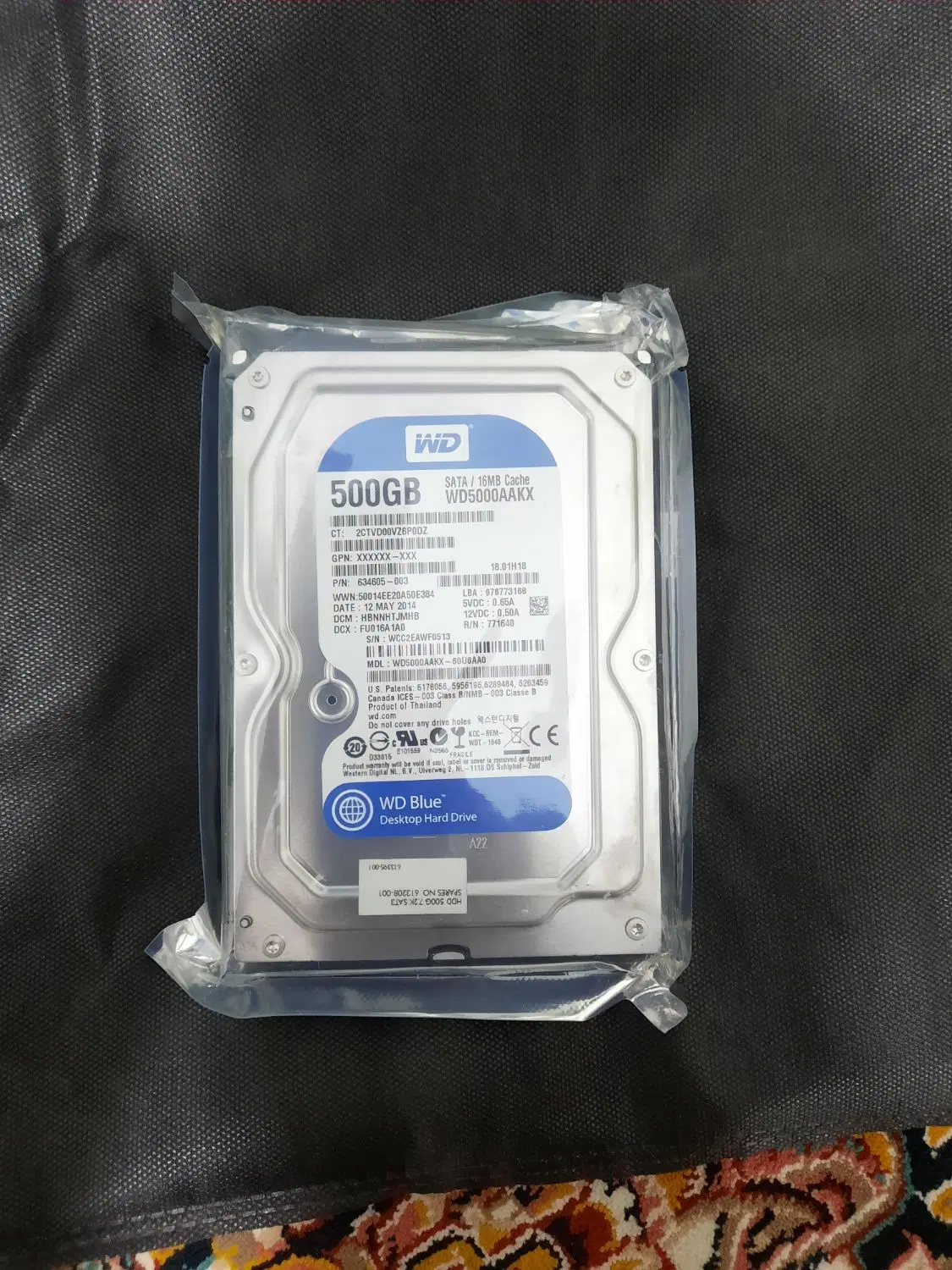 هارد HDD 500GB|قطعات و لوازم جانبی رایانه|تهران, شهرک دریا|دیوار