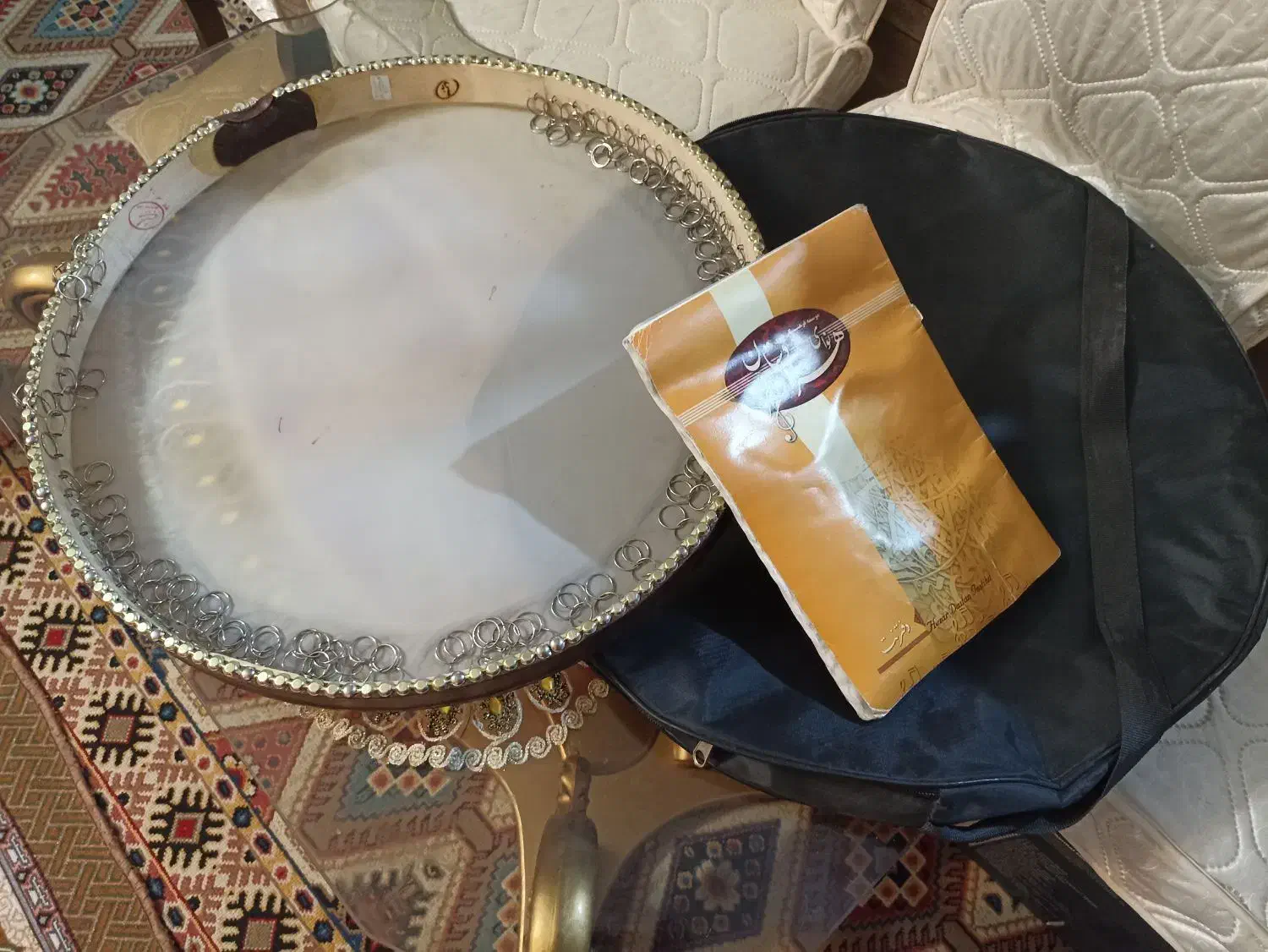 دف حبیبی|سازهای سنتی|فلاورجان, |دیوار