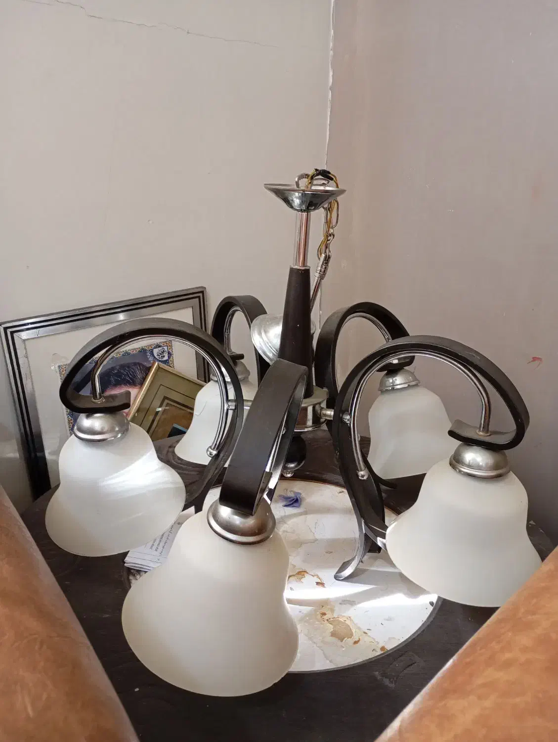 لوستر|لوستر و چراغ آویز|خرمآباد, |دیوار