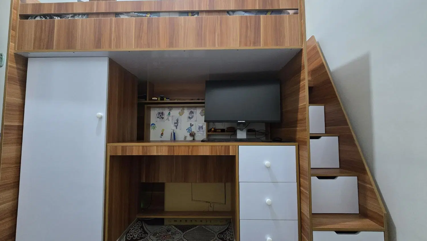 تخت کمجا|تخت و سرویس خواب|بهارستان, |دیوار