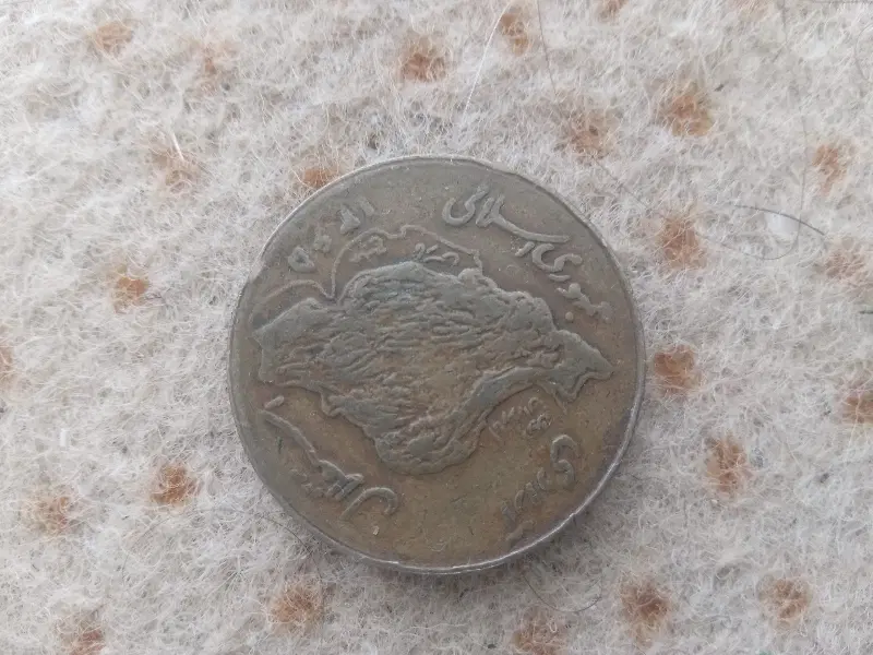 سکه مسی|کلکسیون سکه، تمبر، اسکناس|مبارکه, |دیوار