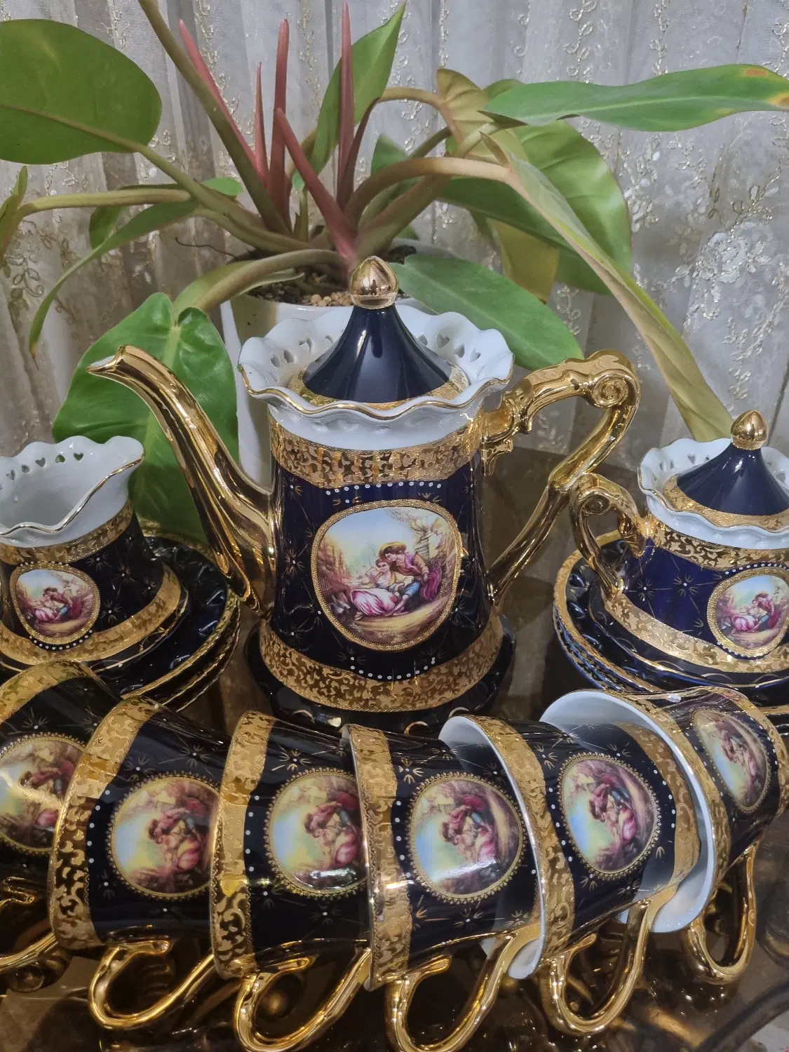 سرویس چایخوری|صنایع دستی و سایر لوازم تزئینی|اصفهان, باغ زرشک|دیوار