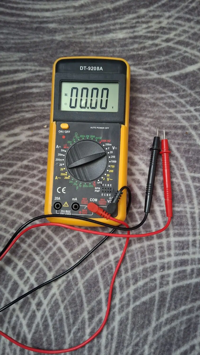 Digital Voltmeter-Multimeter DT-9208A|دوربین عکاسی و فیلم‌برداری|زاهدان, |دیوار