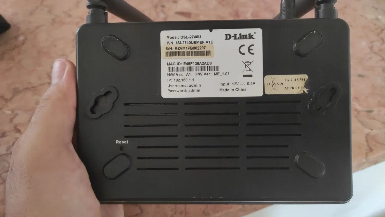 مودم dlink 2740 u|مودم و تجهیزات شبکه|کرمان, |دیوار