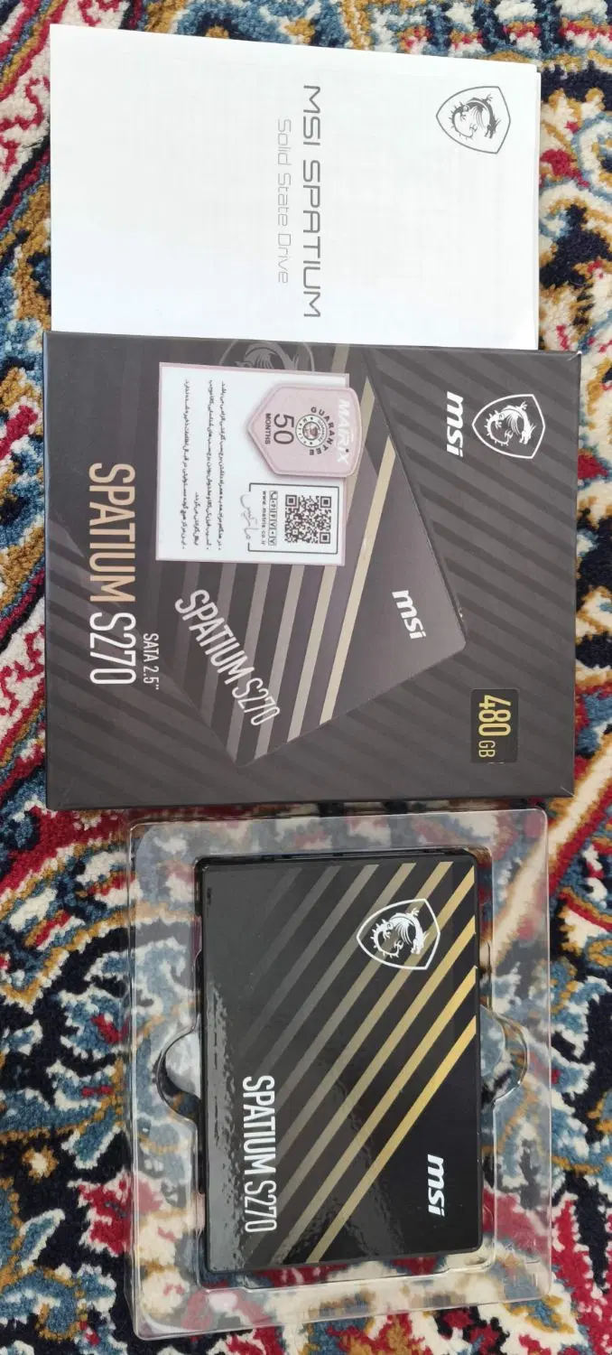 SSD MSI SPATIUM S270 480GB|قطعات و لوازم جانبی رایانه|رفسنجان, |دیوار