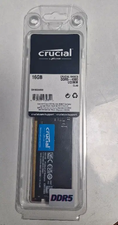ram ddr 5 crucial 16gb|قطعات و لوازم جانبی رایانه|تهران, جردن|دیوار