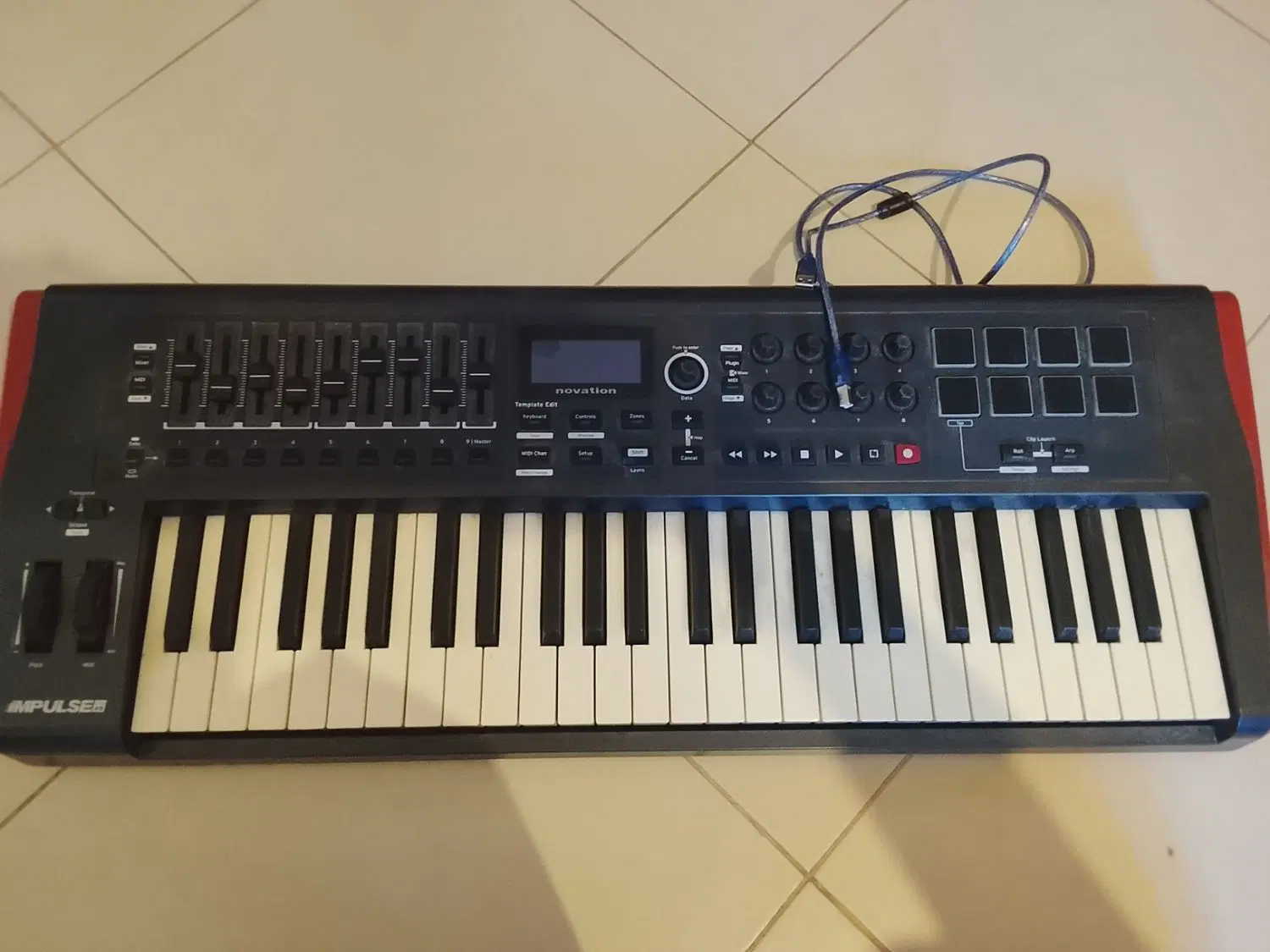 novation impulse 49|پیانو، کیبورد، آکاردئون|چالوس, |دیوار