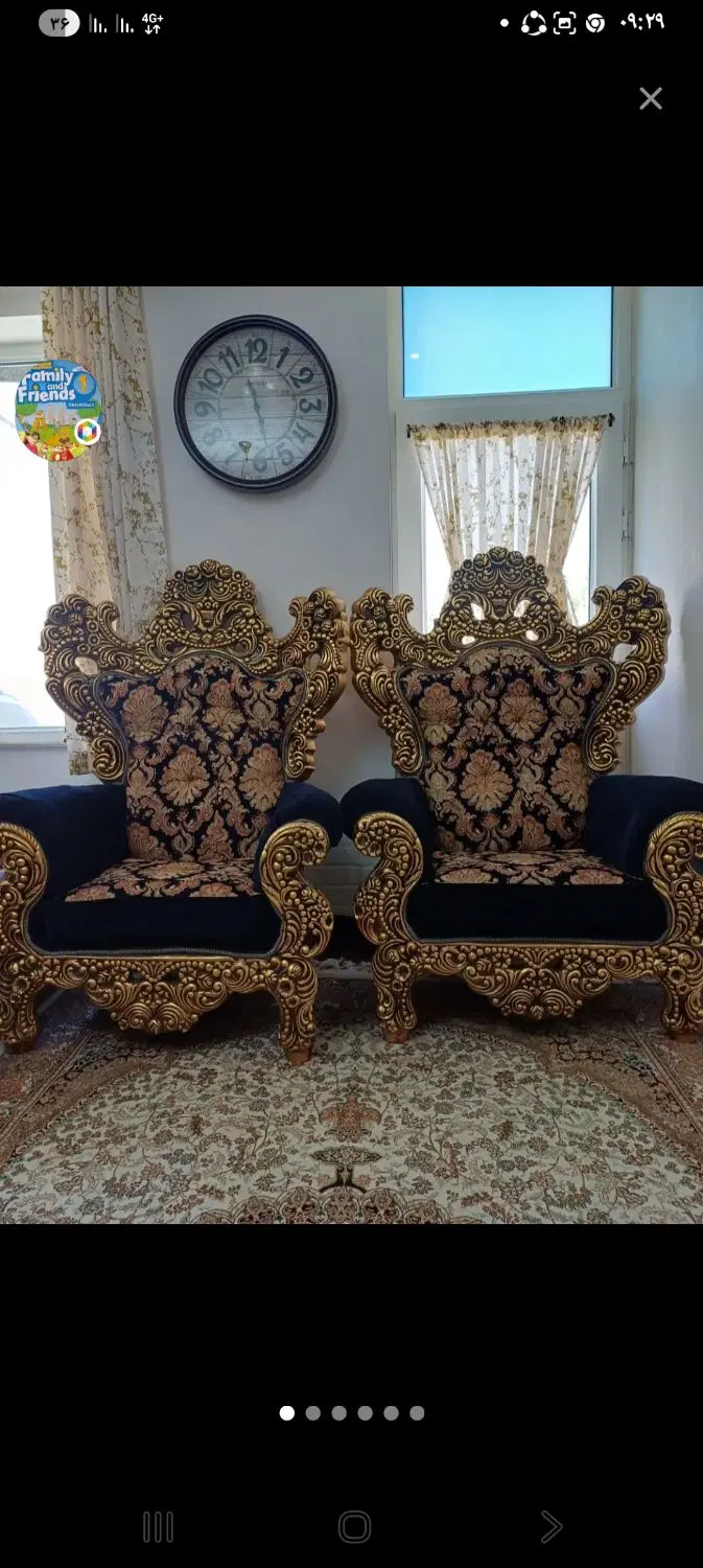 مبل|مبلمان خانگی و میز عسلی|خلخال, |دیوار