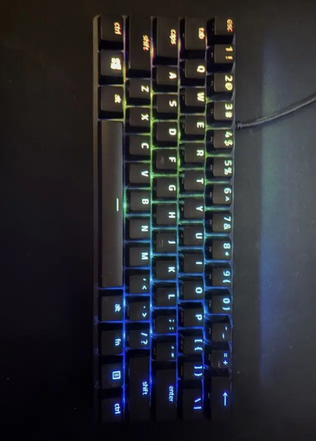 کییورد razer 60%|قطعات و لوازم جانبی رایانه|ماهدشت, |دیوار