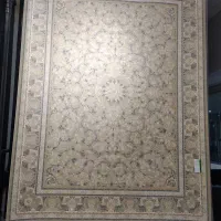 فرش ماشینی سناباد ( زرین سوین طلا کوب کرم برجسته )