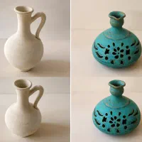 کوزه سرامیکی پتینه کاری