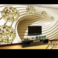 نصب وفروش .کاغذدیواری خارجی. پوستر سه بعدی