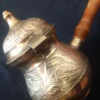 قهوه جوش انتیک با جنس برنج بسیار محکم