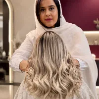 مدل رنگ و لایت امبره روسی و بالیاژ