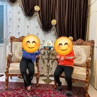 پرده پذیرایی و اتاق خواب