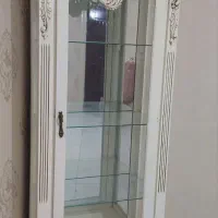 بوفه چوب و شیشه