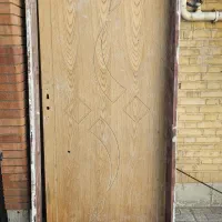 درب آپارتمانی چوبی با کم فلزی