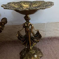 سماور ذغالی قدیمی برنجی فروشی