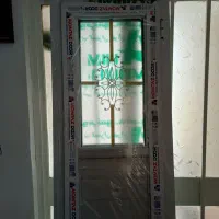 درب UPVC|مصالح و تجهیزات ساختمان|آشخانه, |دیوار