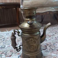 کتری زغالی برنجی