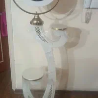 ساعت ایستاده سفید
