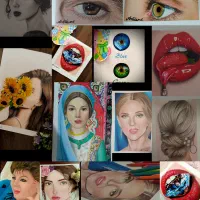 تدریس خصوصی نقاشی مداد رنگی به سبک هایپر رئال