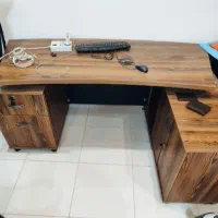 میز اداری .میزکار سه تیکه