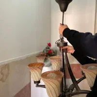 لوستر پذیرایی و دیوار کوب ست