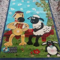 گلیم فرش بره ناقلا بچه گانه