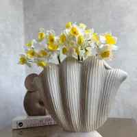گلدان دکوری صدف