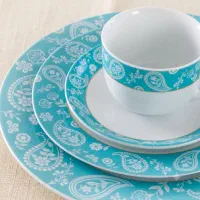 سرویس چینی بینظیر۱۸نفره زرین مدل ساروین درجه یک
