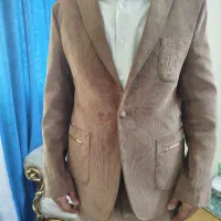 کت و شلوار مخمل کبریتی